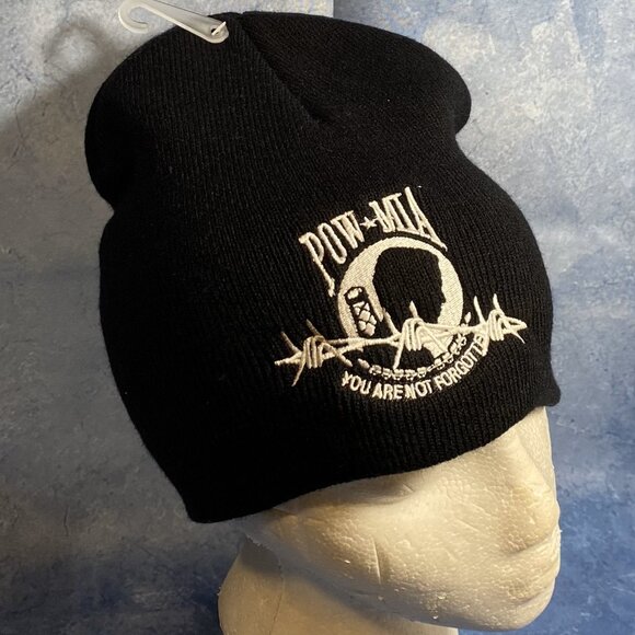 New POW-MIA Short Beanie - Picture 1 of 8